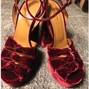 AQUAZZURA Firenze Platform Sling backs